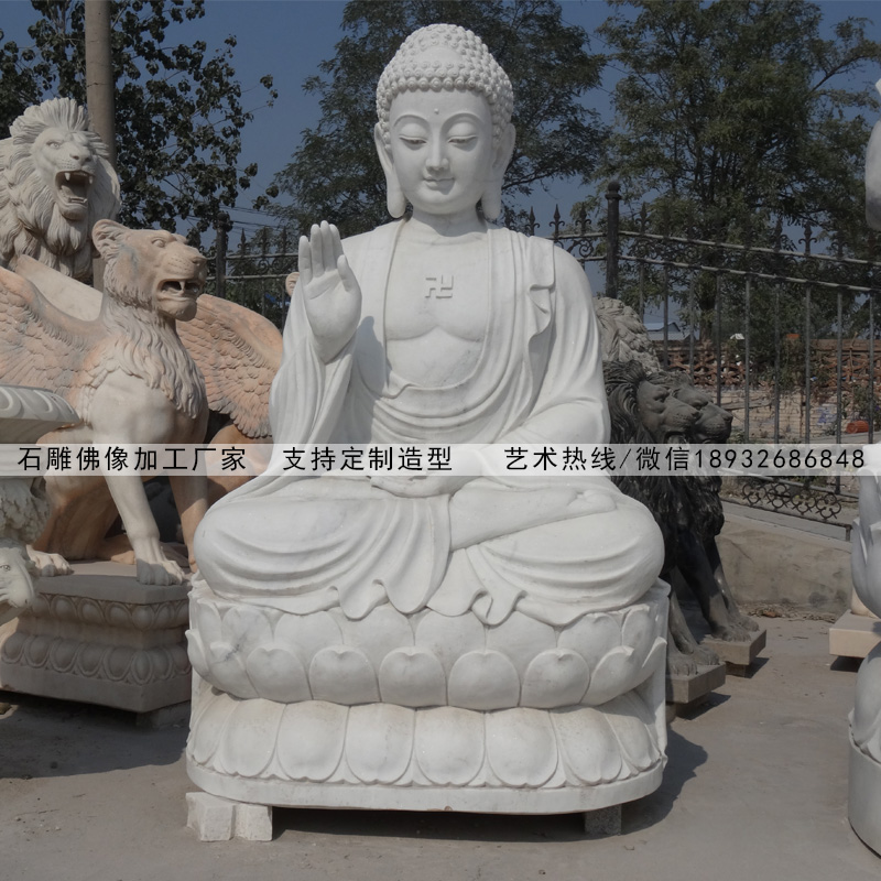 石雕佛像促进中国文化艺术和宗教信仰的发展。