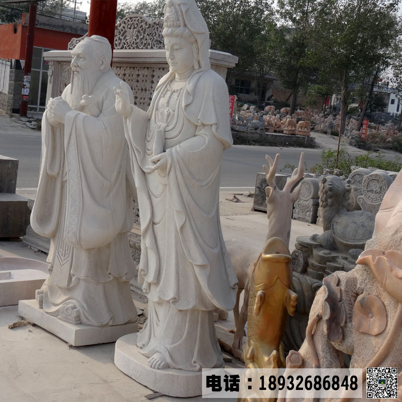 唐代的汉白玉佛像石雕